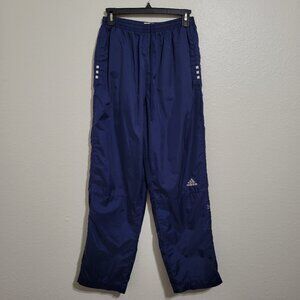 Vtg Y2k Adidas Men's Windbreaker Navy Blue Pants Size Small